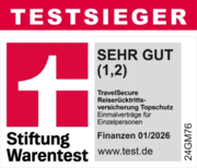 Würzburger Reiseversicherung inkl Abbruch ohne Selbstbehalt für Einzelpersonen